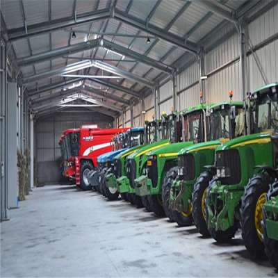 Agricultural machinery facility dedicated warehouse Dedicated Steel Structure Car Parking Shed